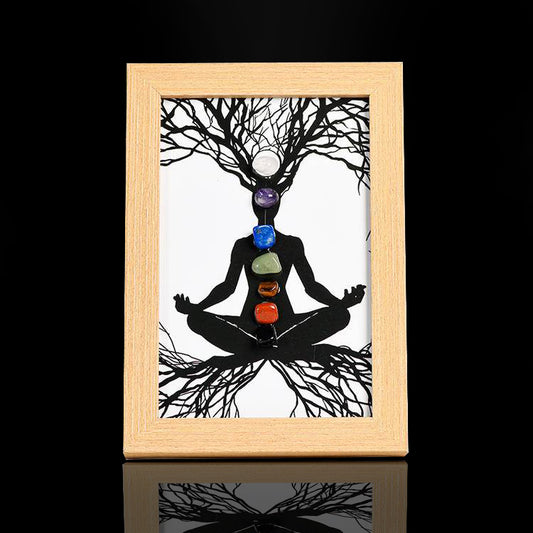 Balanced Seven Chakra Crystal Display