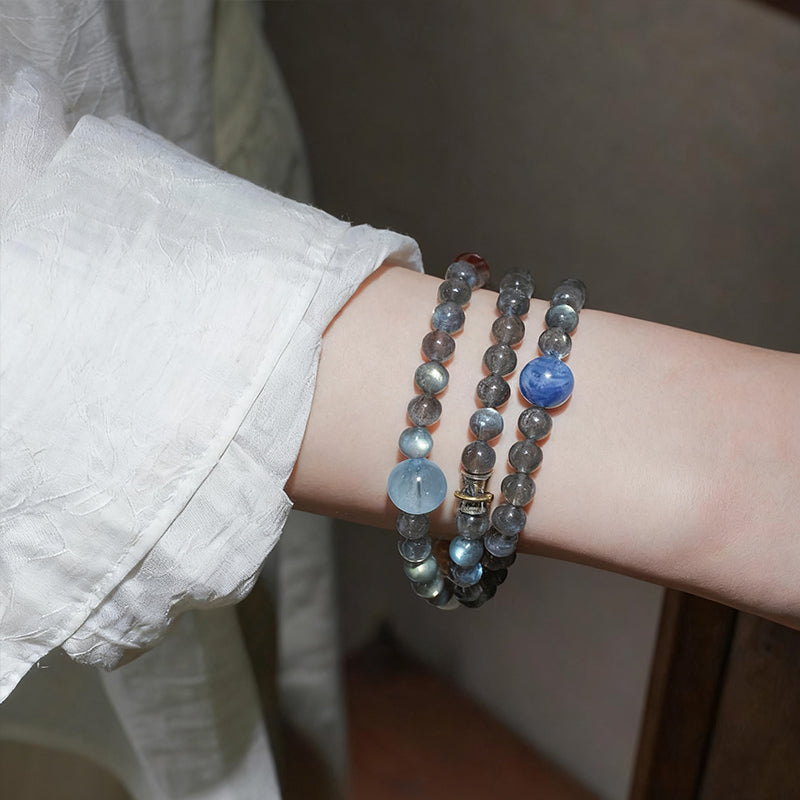 Xingyao –Celestial Harmony Jewelry – Moonstone and the Eight Planets Design