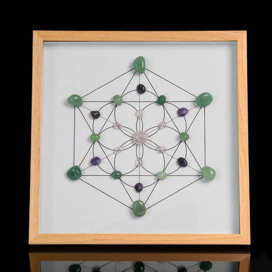 Crystal Grid Art Frame – Square Design