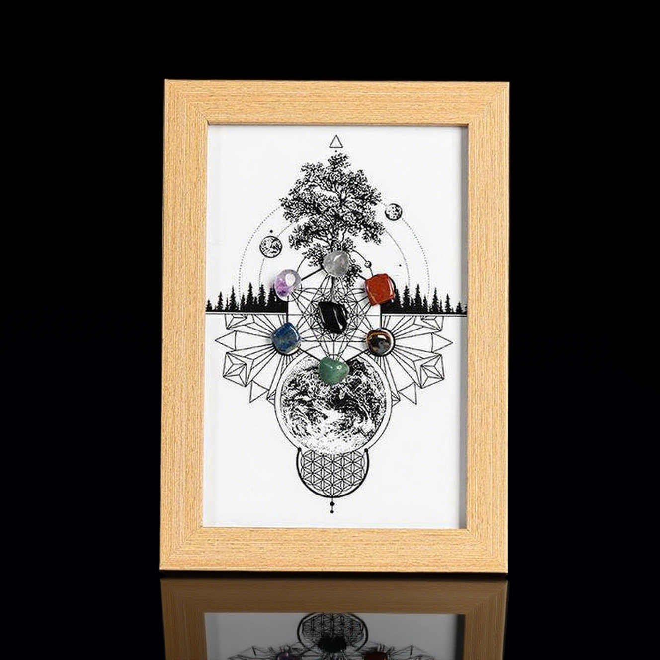 Metatron Crystal Tree of Life Frame