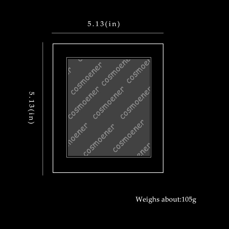 Zodiac Raw Crystal Decorative Frame