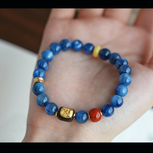 Chinese-Style Couple Bracelet – Ocean of Calm, Heart of Flame