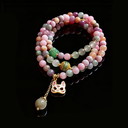 Natural Gemstone & Crystal Bracelet – Light Luxury Multi-Layer Design