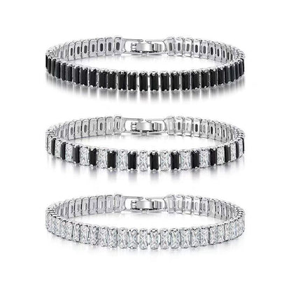 Hip-Hop Polka Dot Zircon Tennis Bracelet