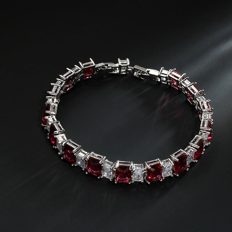 AAA Zircon Geometric Bracelet – Minimal Luxury