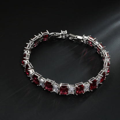 AAA Zircon Geometric Bracelet – Minimal Luxury