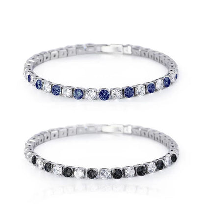 Sugar Cube Colorful Zircon Bracelet – Unisex