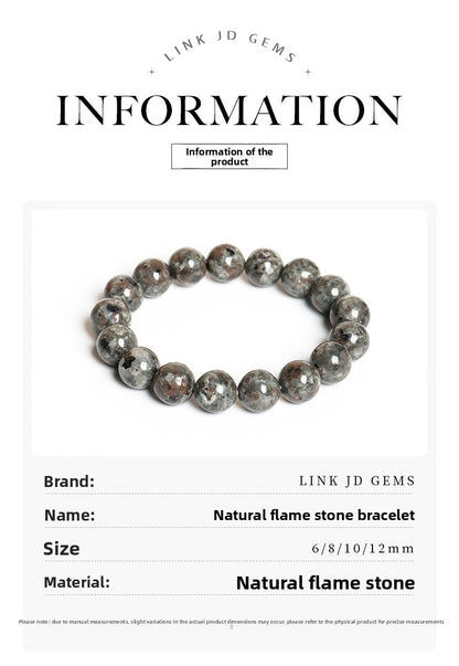 Natural Flame Stone Bracelet – Bold Style