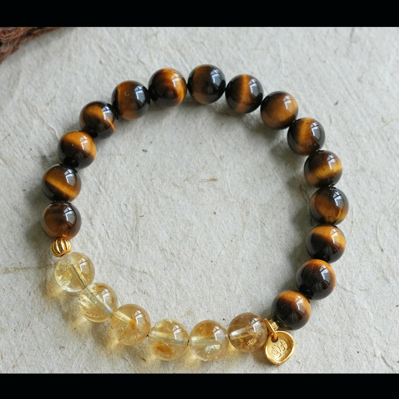 Luck and Light Bracelet – Bright as the Sun, Steady as Stone