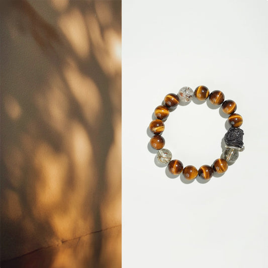 Futu – Natural Tiger’s Eye Wealth Bracelet