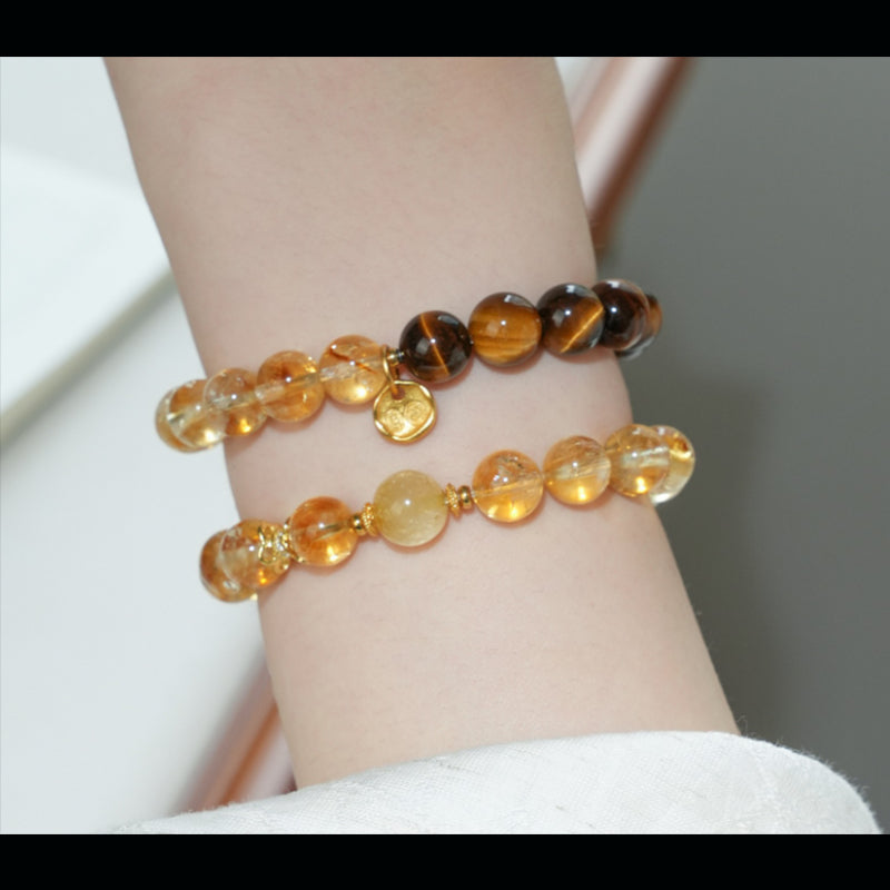 Luck and Light Bracelet – Bright as the Sun, Steady as Stone