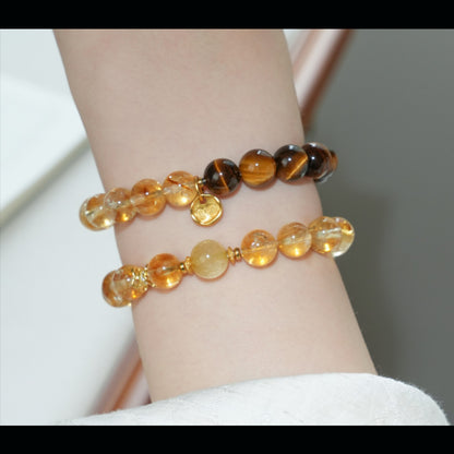 Luck and Light Bracelet – Bright as the Sun, Steady as Stone