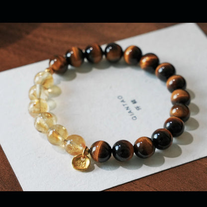 Luck and Light Bracelet – Bright as the Sun, Steady as Stone