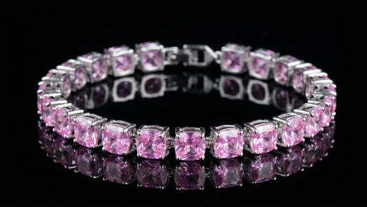 Colorful Square Zircon Bracelet – High-End Look