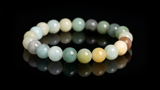 Azure Dream,Sky Blue Energy Crystal Bead Bracelet 8mm