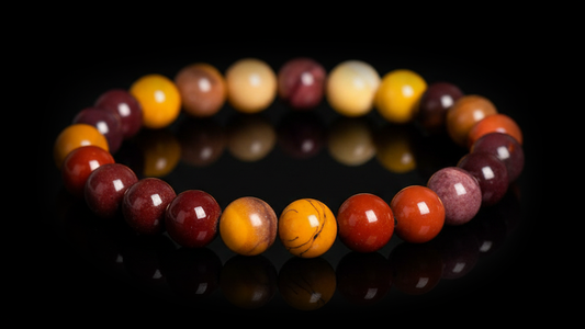 Amber Radiance,Amber Stone Energy Crystal Bead Bracelet 8mm