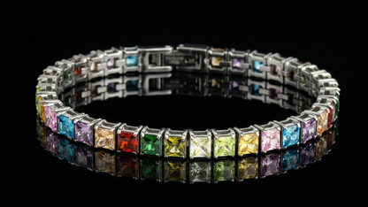 Classic Zircon Tennis Bracelet – Daily Wear