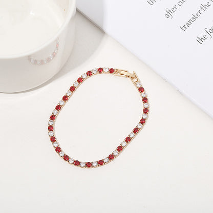 Inlaid Zircon Bracelet – Trendy Design