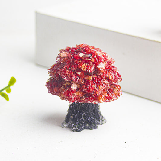 Creative Natural Crystal Stone Resin Small Tree Crystal Tree Money Tree Home Decoration Office Desktop Ornament