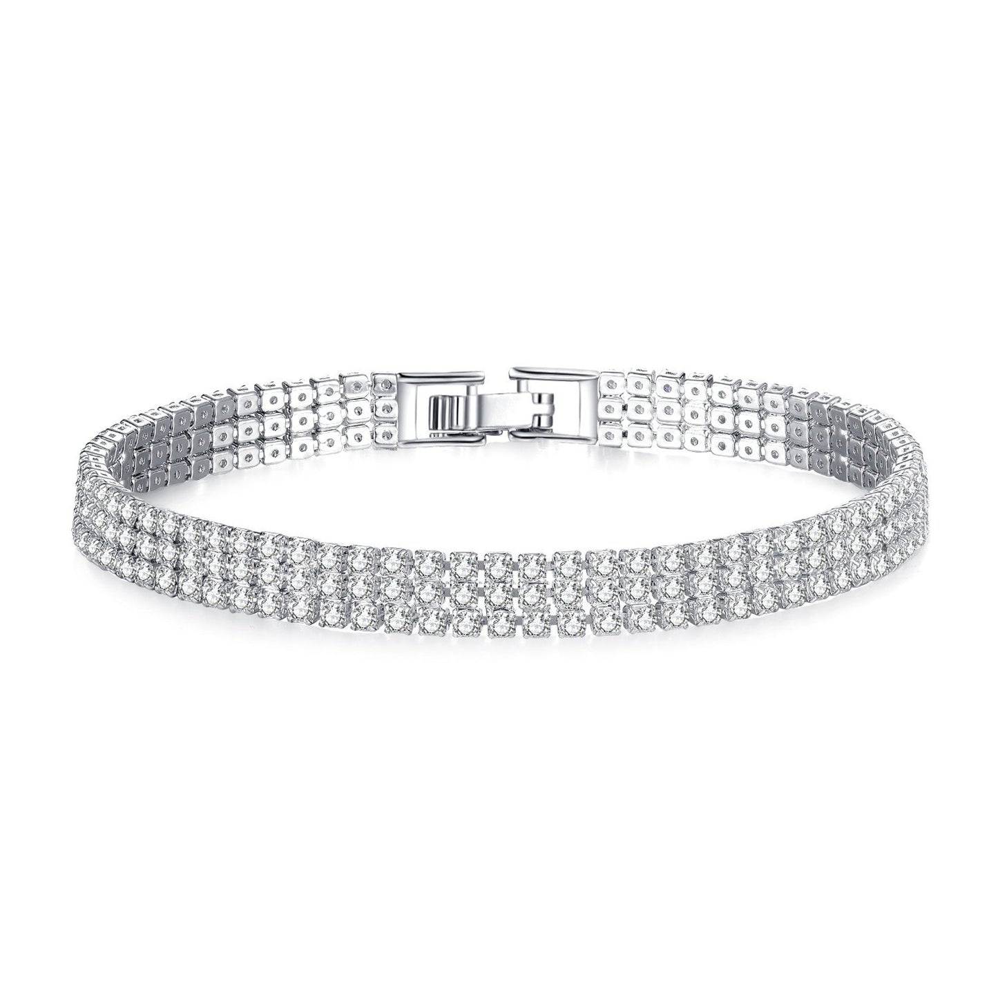 Minimal Zircon Bracelet for Women – High-End Feel