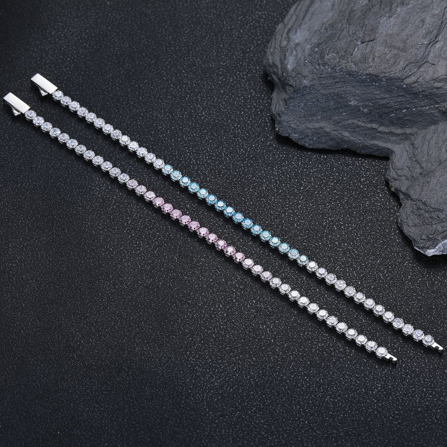 Gradient Zircon Bracelet – Luxury Shine