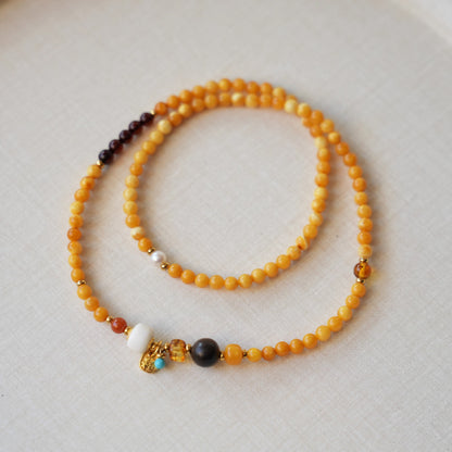 Original Chinese-Style Amber Jewelry – Luwei Handcrafted Gift