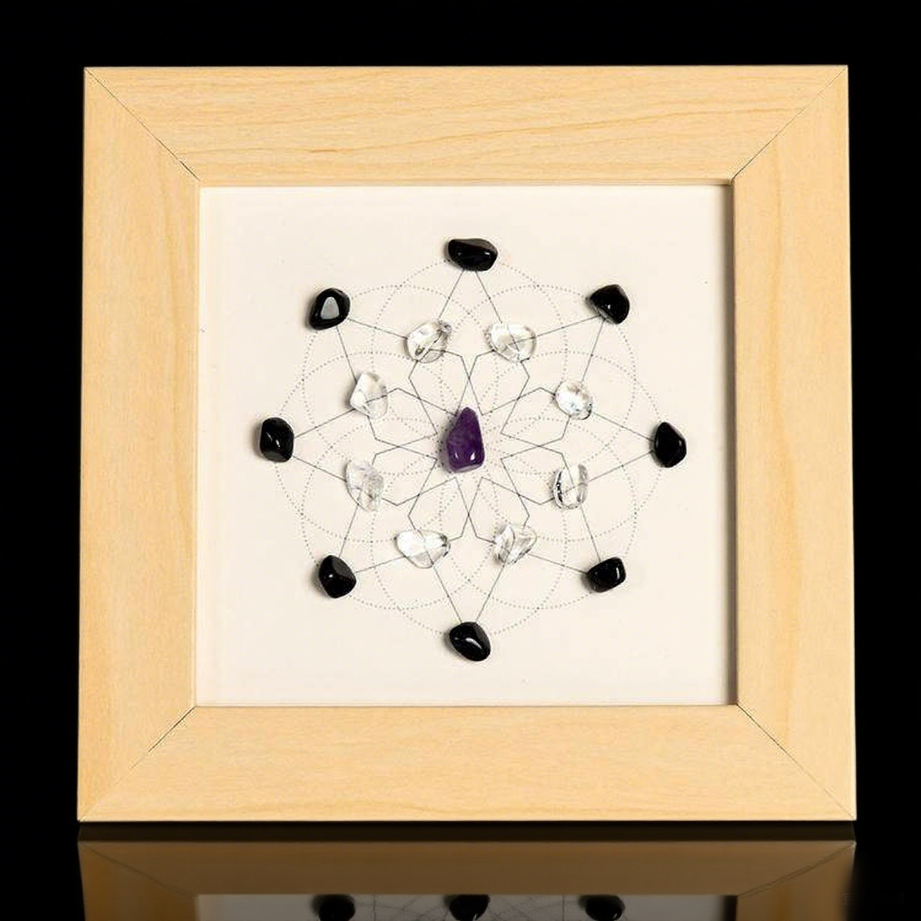 Life Flower Crystal Artwork Frame