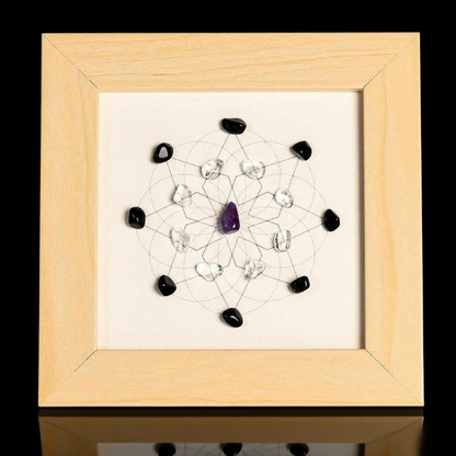 Life Flower Crystal Artwork Frame