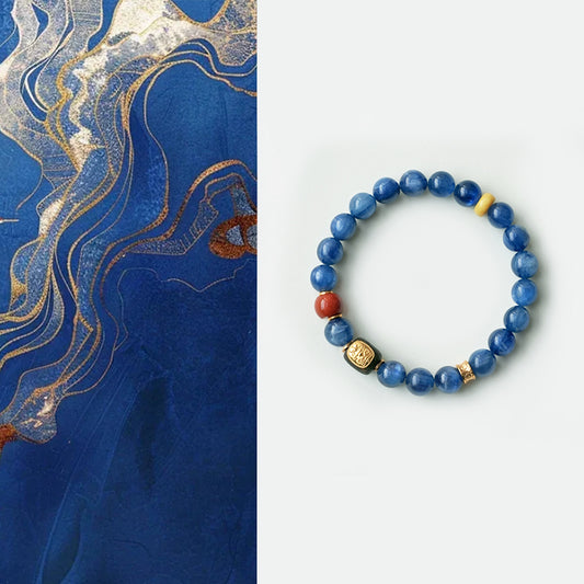 Chinese-Style Couple Bracelet – Ocean of Calm, Heart of Flame