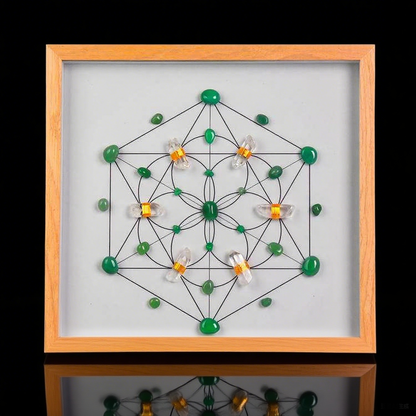 Crystal Grid Art Frame – Square Design