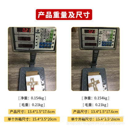 Hot Selling Creative Heart Cross Ornament for Home Study Room Living Room Dining Room Desktop Double Heart Decorative Ornament