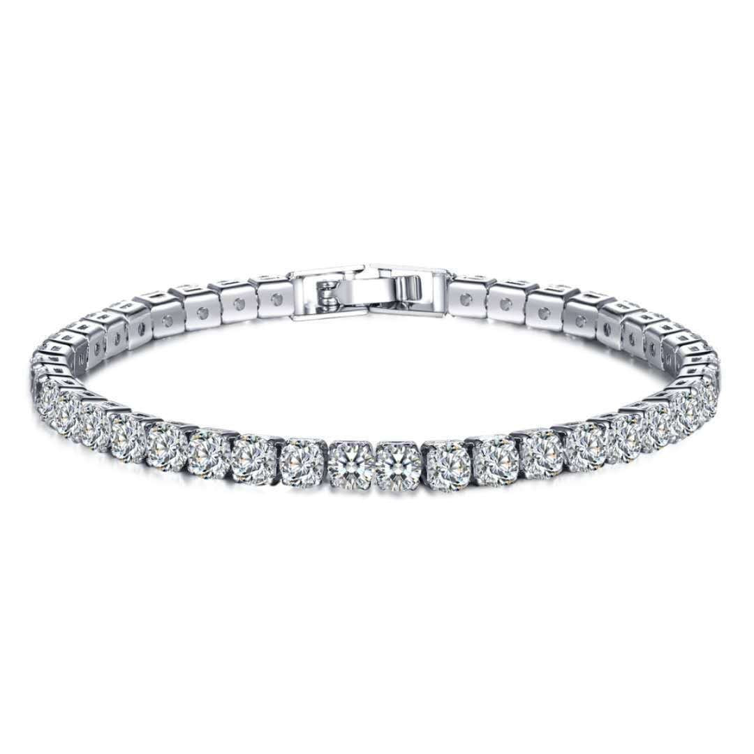 Minimal Zircon Bracelet for Women – High-End Feel