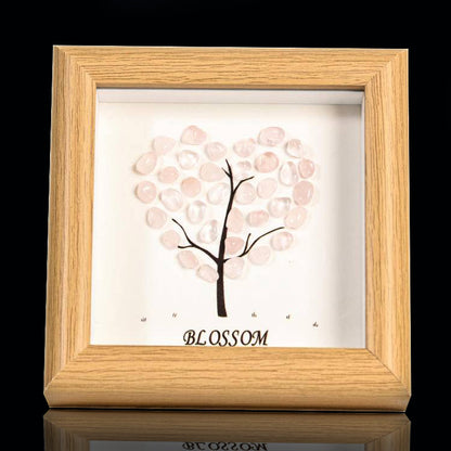 Loving Crystal Wall Art – Heart-Shaped Spiritual & Meditation Decor