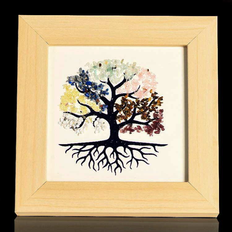 Energy Tree Crystal Art
