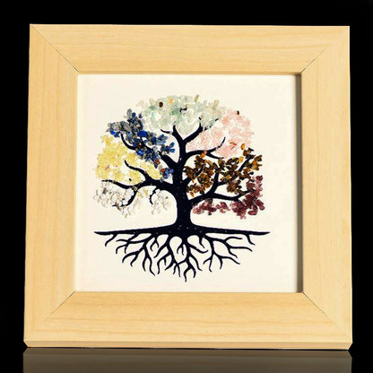 Energy Tree Crystal Art