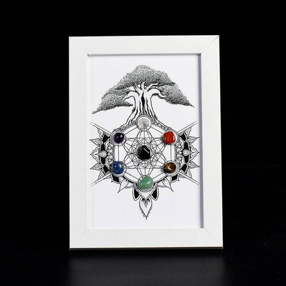 Metatron Crystal Tree of Life Frame