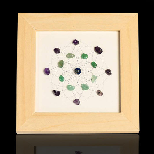 Life Flower Crystal Artwork Frame