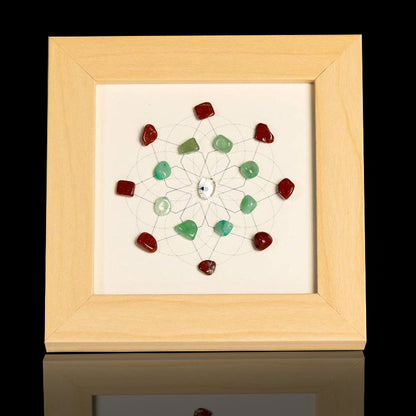 Life Flower Crystal Artwork Frame
