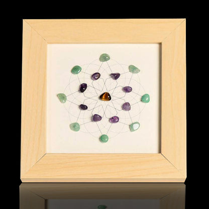 Life Flower Crystal Artwork Frame