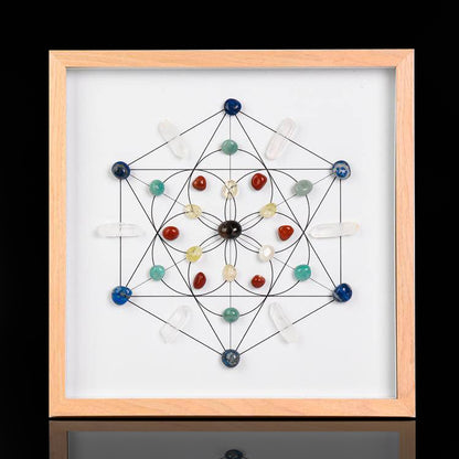 Crystal Grid Art Frame – Square Design