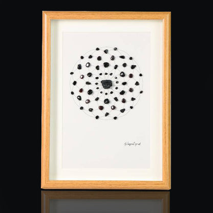 Energy Crystal Grid Frame – Desktop Display