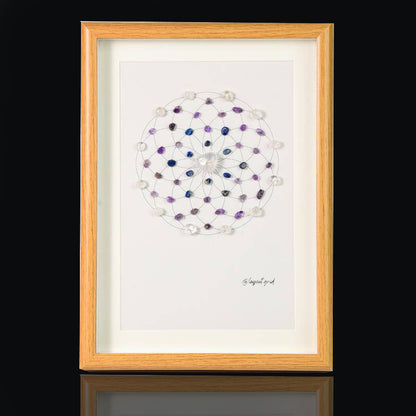 Energy Crystal Grid Frame – Desktop Display
