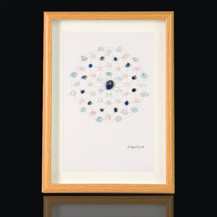 Energy Crystal Grid Frame – Desktop Display