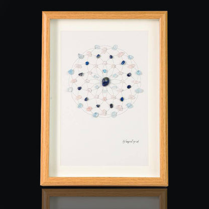Energy Crystal Grid Frame – Desktop Display