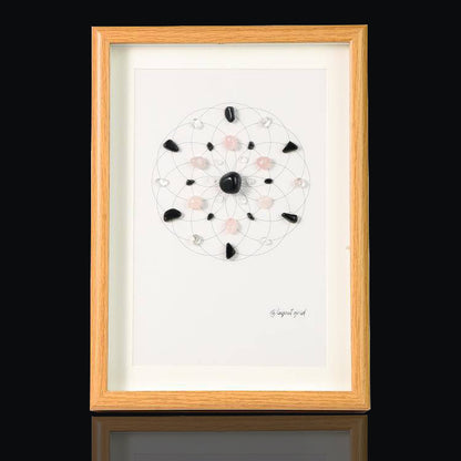 Energy Crystal Grid Frame – Desktop Display