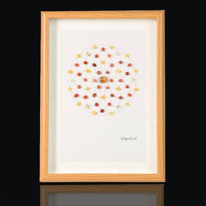 Energy Crystal Grid Frame – Desktop Display