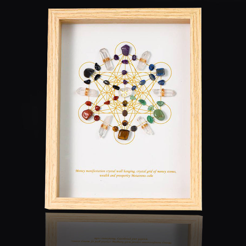 Clear Quartz Metatron Energy Display
