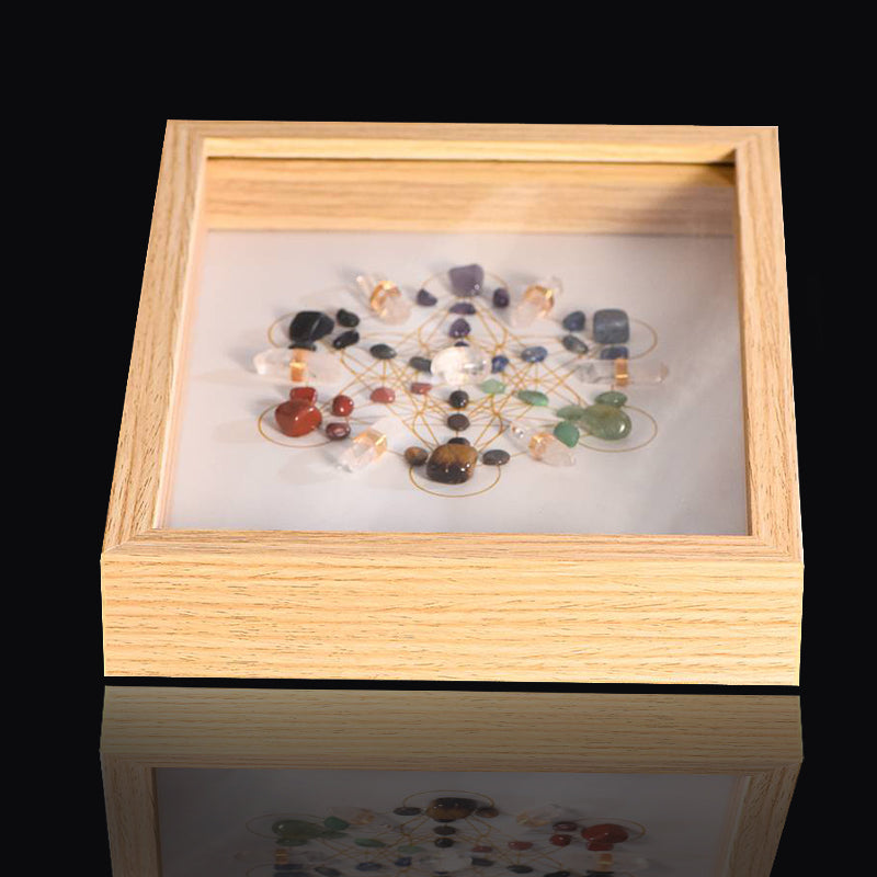 Clear Quartz Metatron Energy Display