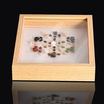 Clear Quartz Metatron Energy Display