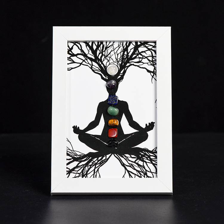 Balanced Seven Chakra Crystal Display